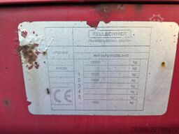 Nooteboom FELLECHNER MP22-S18 container aanhanger, met ro...