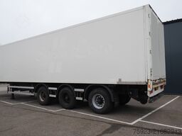 Jumbo Closed box trailer with chain system