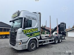 Scania R650 6x4 Timber truck w/ Epsilon M110L. WATCH VIDE