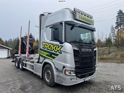 Scania R650 6x4 Timber truck w/ Epsilon M110L. WATCH VIDE