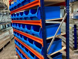 Kommissionierwagen Regalwagen Rollwagen inkl. 36 x Sichtlagerkiste