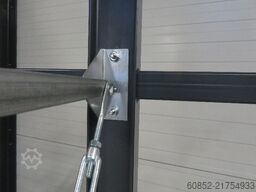 3,91 lfm. Kragarmregal doppelseitig Langgutregal 200 cm Hoch