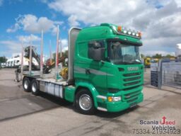 Scania R 490 LB6x4HNB Kran LOGLIFT F96S Vollluftfederung