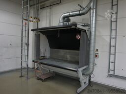 Ruwac Absaugung mit Arbeitstisch Pötter DS 64400 + IATSP 2000