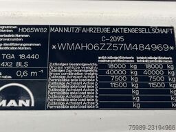 MAN TGX 18.440 Retarder ,  2x Brandstof Tank