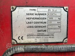 Moffet M4 20.4 / Kooi Aap / Mitnahme Stapler / 2000 kg...