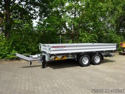 Möslein TTD11 weiß  neuer Tandem 3- Seitenkipper Tieflader-- Neufahrzeug --