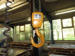 Abus LS Kran Drehkran Hallenkran L5m 1to NL 1000Kg H3,4m Kettenzug + Dübelplatte