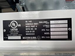 Western Global - 20TCG - 2.000 Liter fuel Tank - DPX-31002