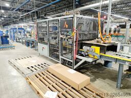 LÍNEA COMPLETA de embalajes con cartón ROBOPAC + AUTOMATECH + KUKA ROBOPAC, Model Orbit 12