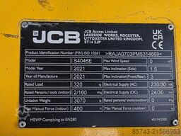 JCB S4046E Valid inspection, *Guarantee! 12m Working H