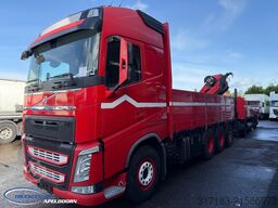 Volvo FH 500 + Trailer, 8x4, HMF 2120 K4 + Rotator