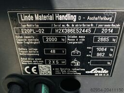 Linde E 20 PL-02 EVO Kabine Batterie Bj.17