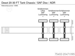Desot 20-30 FT Tank Chassis / SAF Disc / ADR