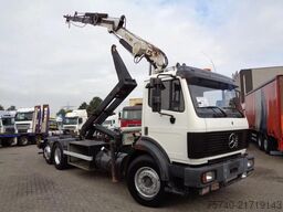 Mercedes-Benz SK 2433 Semi-Auto + PTO + Serie 14 Crane + 3 pe...