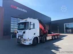 Scania R580 V8 8x2 Trekker/Bakwagen Palfinger PK 78002...