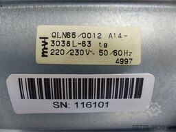  mvl QLN65/0012 A14-3038L-63 Querstrom-Lüftereinheit 220/230V 50/60Hz SN: 116101