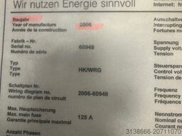 ONI Kühlanlage Typ HK/WRG – Baujahr 2006