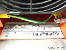AEG Microverter D 39/380 Umrichter SN: 520386