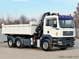 MAN TGA 26.350 * KIPPER 4,90m + TEREX ATLAS * 6x4 *