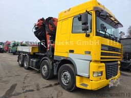 DAF 95XF / 8X4 / 35m Kran Palfinger PK90002 / WINCH