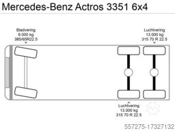 Mercedes-Benz Actros 3351 6x4