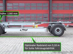 Fliegl 2-Achs Wechselanhänger ZWP 180 Standard
