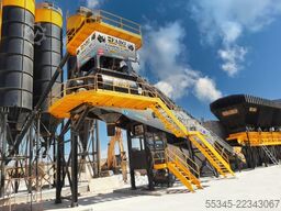 FABO Concrete Batching Plant 160 m3 Compact Concrete Batching Plant