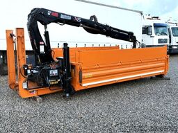 Abrollcontainer mit Hiab Kran 077 B- 3