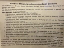 mit Wechseleinsaetze und Kontrollendmass