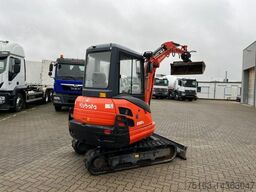 KUBOTA Minibagger KX 61 Minibagger 2245h, incl. Grabn+T