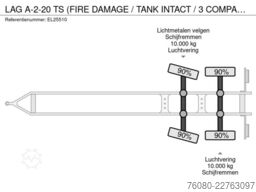 LAG A-2-20 TS (FIRE DAMAGE / TANK INTACT / 3 COMPAR...