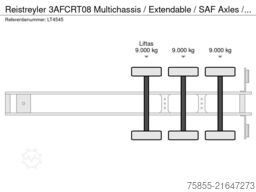 Reistreyler 3AFCRT08 Multichassis / Extendable / SAF Axles ...