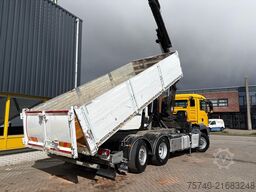 MAN TGS 26.460 + HIAB 232 ES-5 + TIPPER + 6X2 STEER...