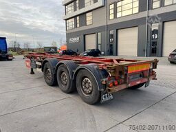 Van Hool Container Chassis / 2x Extendable / SAF + Disc