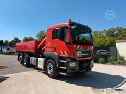 MAN TGS 26.420 6x2 Kipper KRAN Greifer lift/lenk AHK