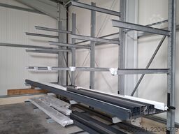 Kragarmregal 1 seitig, 6,12 x 4,15 m 
