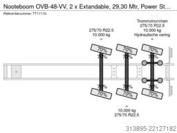 Nooteboom OVB-48-VV, 2 x Extandable, 29,30 Mtr, Power Ste...
