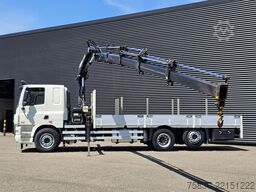 DAF CF 85 410 6x2*4 / HIAB 195 CRANE + REMOTE / KRAN