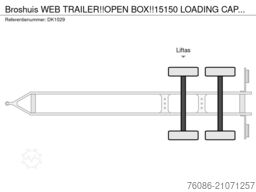 Broshuis WEB TRAILER!!OPEN BOX!!15150 LOADING CAPACITY!!
