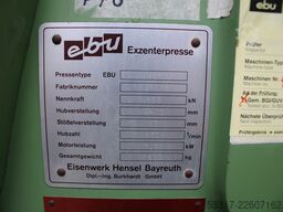 EBU Exzenterpresse H16