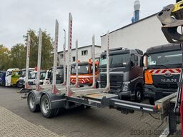 VOLVO FH 510 8x4 Holztransporter Kran PENZ *Anhänger