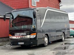 Setra S411 tour bus w/ 29+2+1 seats and winter tires. Lo