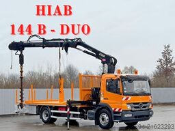 MERCEDES-BENZ ATEGO 1324 * HIAB 144 B - DUO + Bohrgerät * TOP