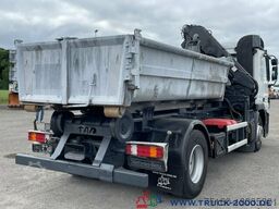 Mercedes-Benz 1841L Abroller + Kran + FB 7.6m=1.2 t.