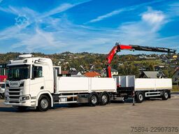 SCANIA R500 FASSI F235 A.2.26 + FUNK + Anhänger!