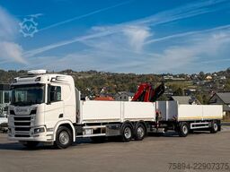 SCANIA R500 FASSI F235 A.2.26 + FUNK + Anhänger!