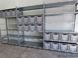 SSI Schäfer R3000  Kistenregal Regallänge: 4,92 lfm.