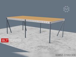 5x10m Lagerbühne , Belastung : 500kg/qm Unterkante: 3m ,ca. 50qm , Systembühne