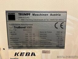 TRUMPF TruBend 5085X    Only 1512 hours !
